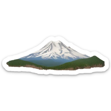 Mount Shasta sticker