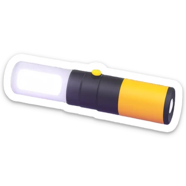 hiking flashlight sticker