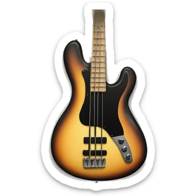 fretless bass sticker