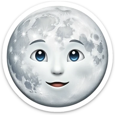 Full moons  sticker