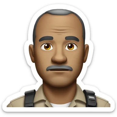 47 year old law enforcement officer that is ugly sticker