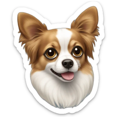 Chiwawa papillon sticker