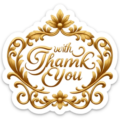 with thank please sticker