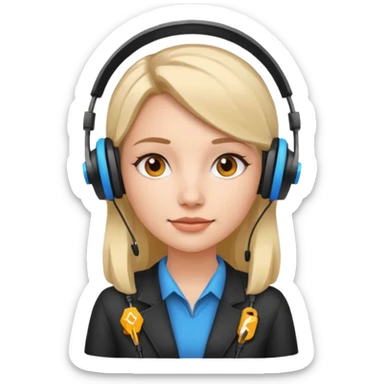 crypto event girl conference sticker