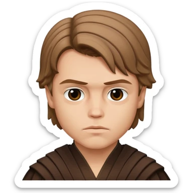 Anakin Skywalker Kissy face sticker