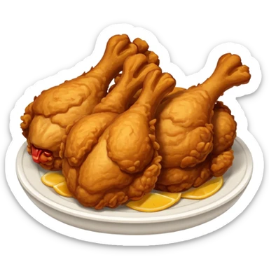 fried chicken sticker