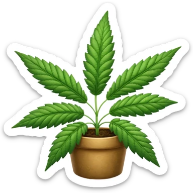 Weed sticker