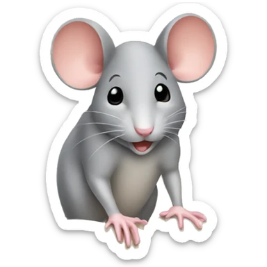 Mouse seleccionando un plan  sticker