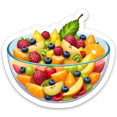 bowl of fruit salad























 sticker