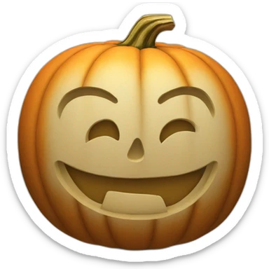 Carve pumpkin sticker