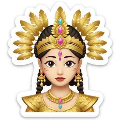 Bali dance sticker
