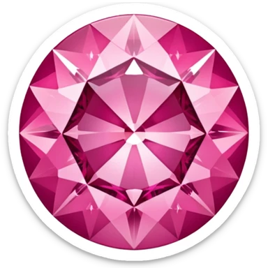 pink diamond sticker