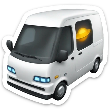 Mini cyber van sticker