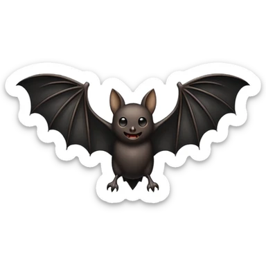 Bat – Flying bat with spread wings sticker