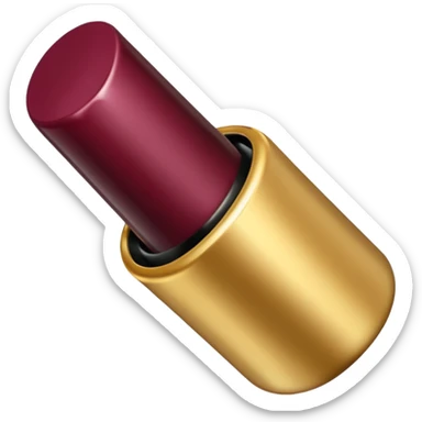 black and gold lipstick, wine luxury lipstick sticker