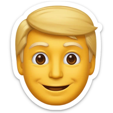 Trump emoji sticker