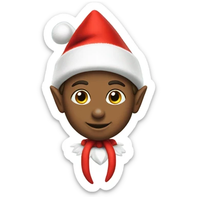 Elf on the shelf sticker