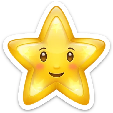 Aesthetic star sticker