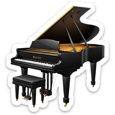 Piano sticker