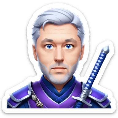 Mystic Samurai sticker