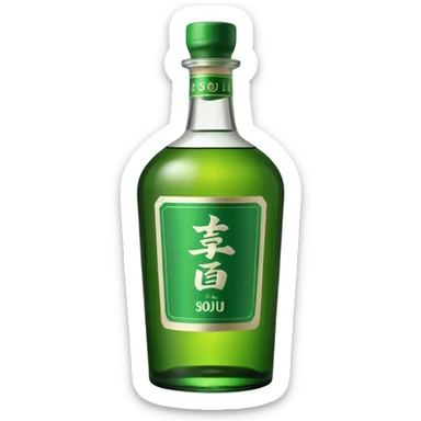 korea soju sticker