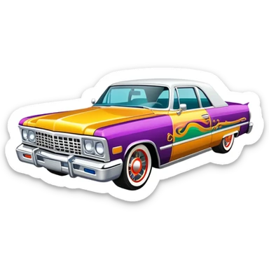 Mexican lowrider sticker