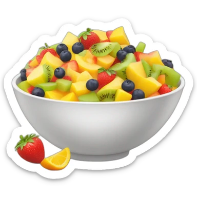 Bowl of Fruit Salad sticker