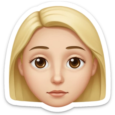 Cara con ojeras sticker