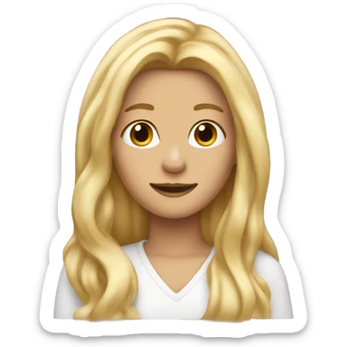 Blonde  sticker