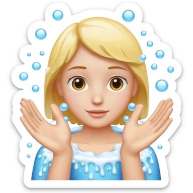 Washing things sticker