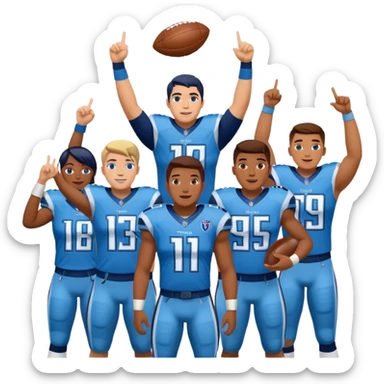 go team titans sticker