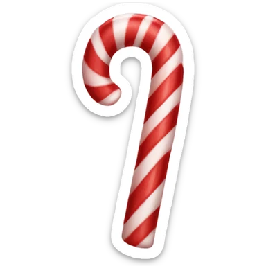 Super realistic candy cane  sticker
