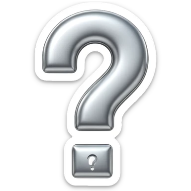 Signo de pregunta sticker