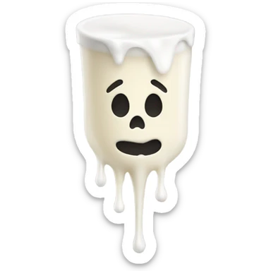 bone dripping milk sticker