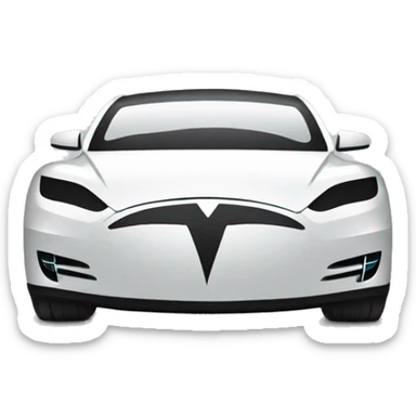 Tesla logo sticker