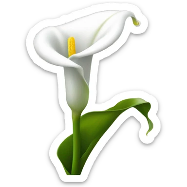 Calla Lily sticker