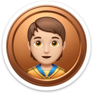 bronze medal sticker