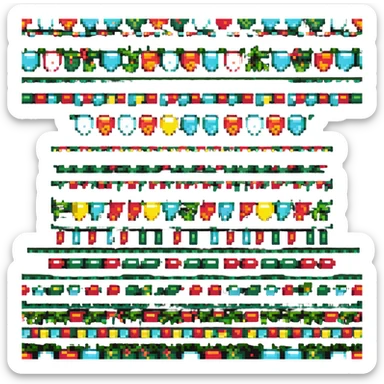festive mood sticker