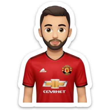 bruno fernandes manchester united sticker