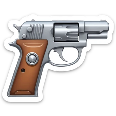Pistol with ring sticker