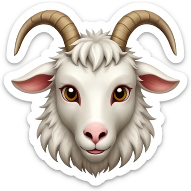 A Humanoid  Goat head sticker