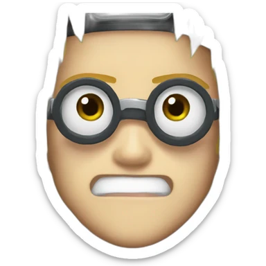 Naruto who eat packet of crisps sticker