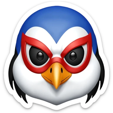 Penguin spiderman without a cape and without a suit sticker