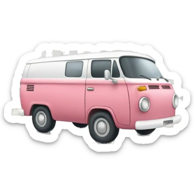 Gingham Van sticker