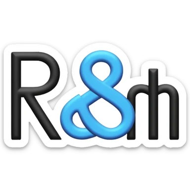 the word "RCH" on a sign with no other letters, words, or numbers sticker