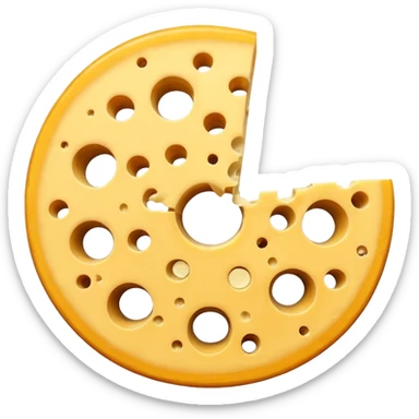 Cheese is life sticker