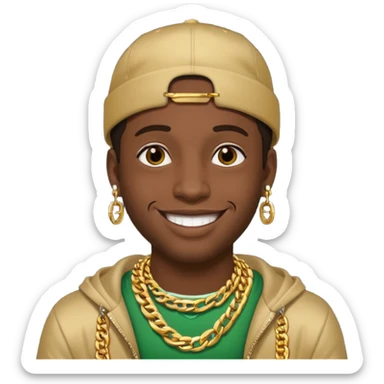 Gué Italian rapper sticker