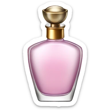 Elegant perfume bottle sticker