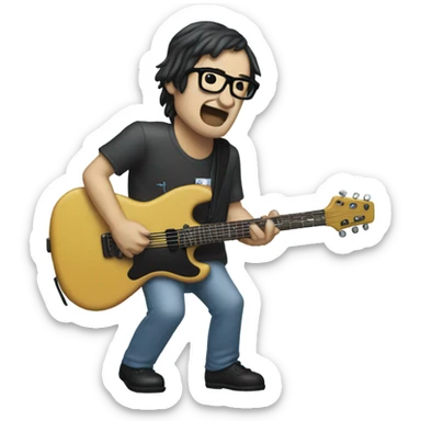 weezer blue album sticker