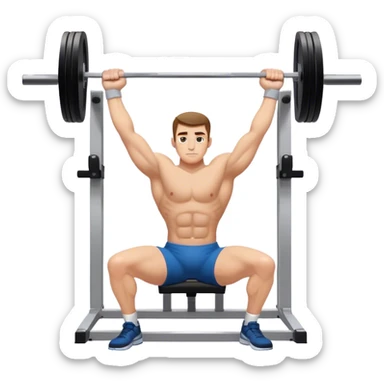 close-grip flat-benchpress sticker